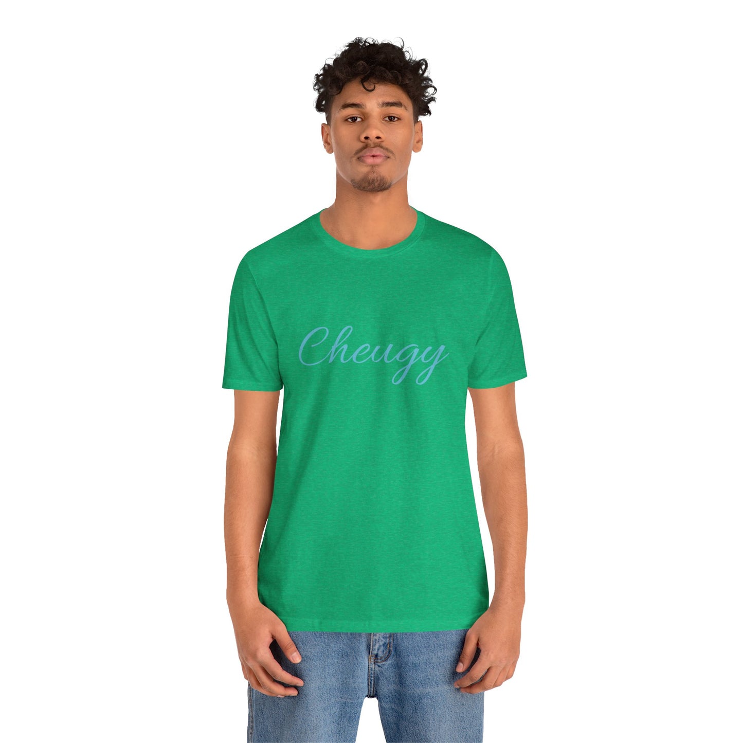 Introducing our cheeky and self-aware "Cheugy" T-shirt - the ultimate ode to embracing your unique style with a touch of humor! 😄 Unisex Jersey Short Sleeve Tee