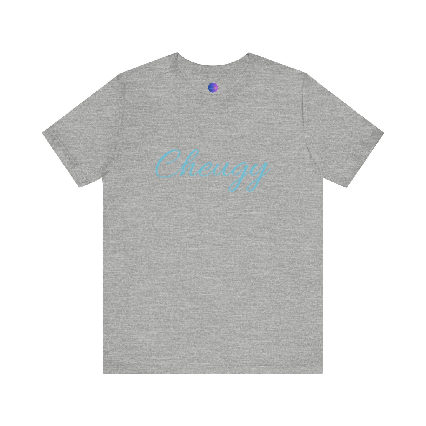 Introducing our cheeky and self-aware "Cheugy" T-shirt - the ultimate ode to embracing your unique style with a touch of humor! 😄 Unisex Jersey Short Sleeve Tee
