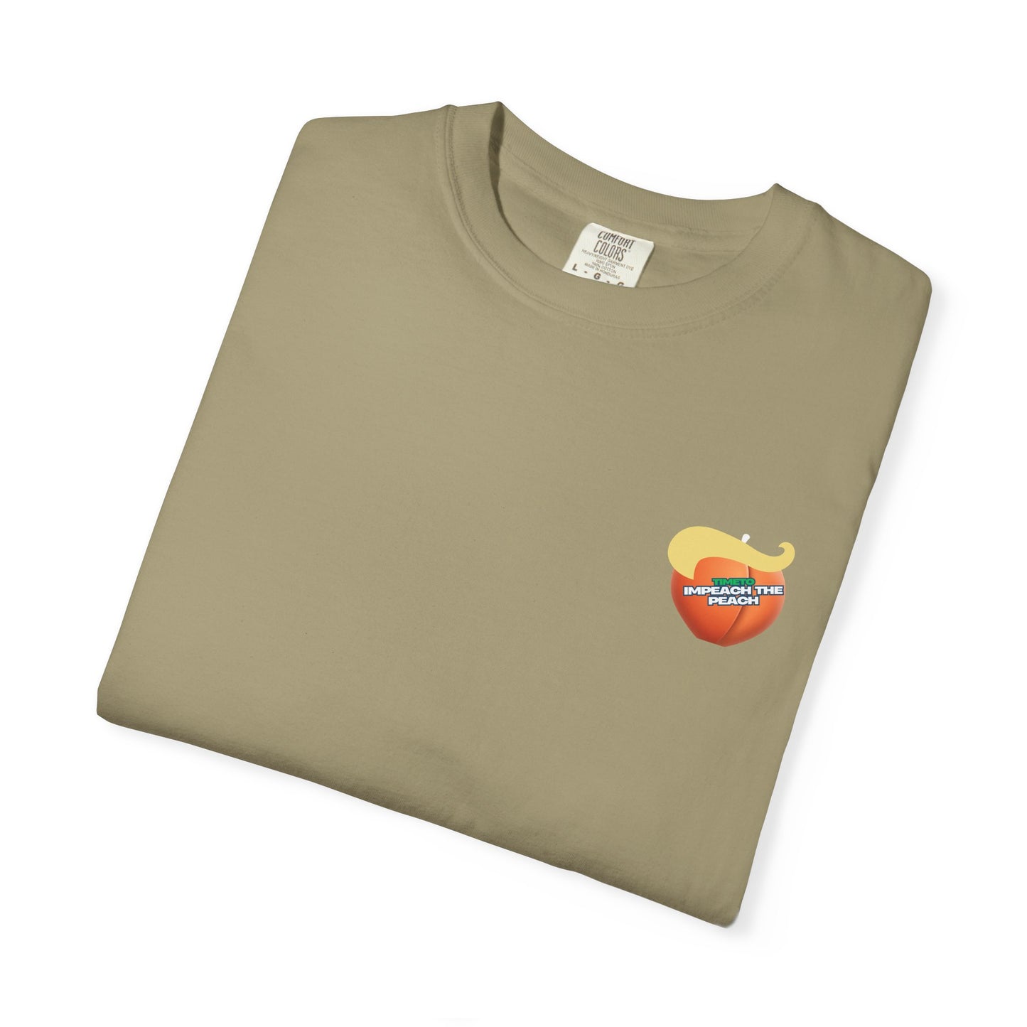 Graphic Tee Impeach the Peach Unisex T-shirt for Trump Haters