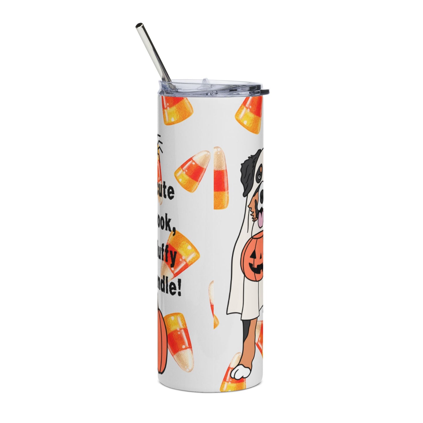 Bernese Mountain Dog Halloween Tumbler