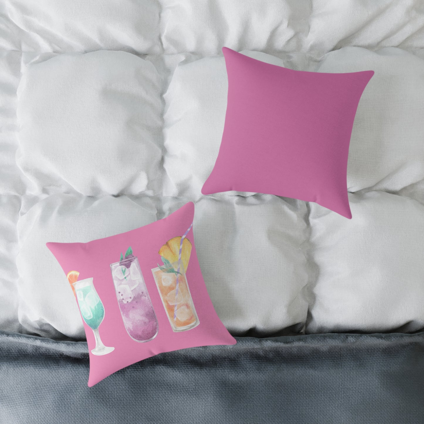 Square Poly Canvas Pillow