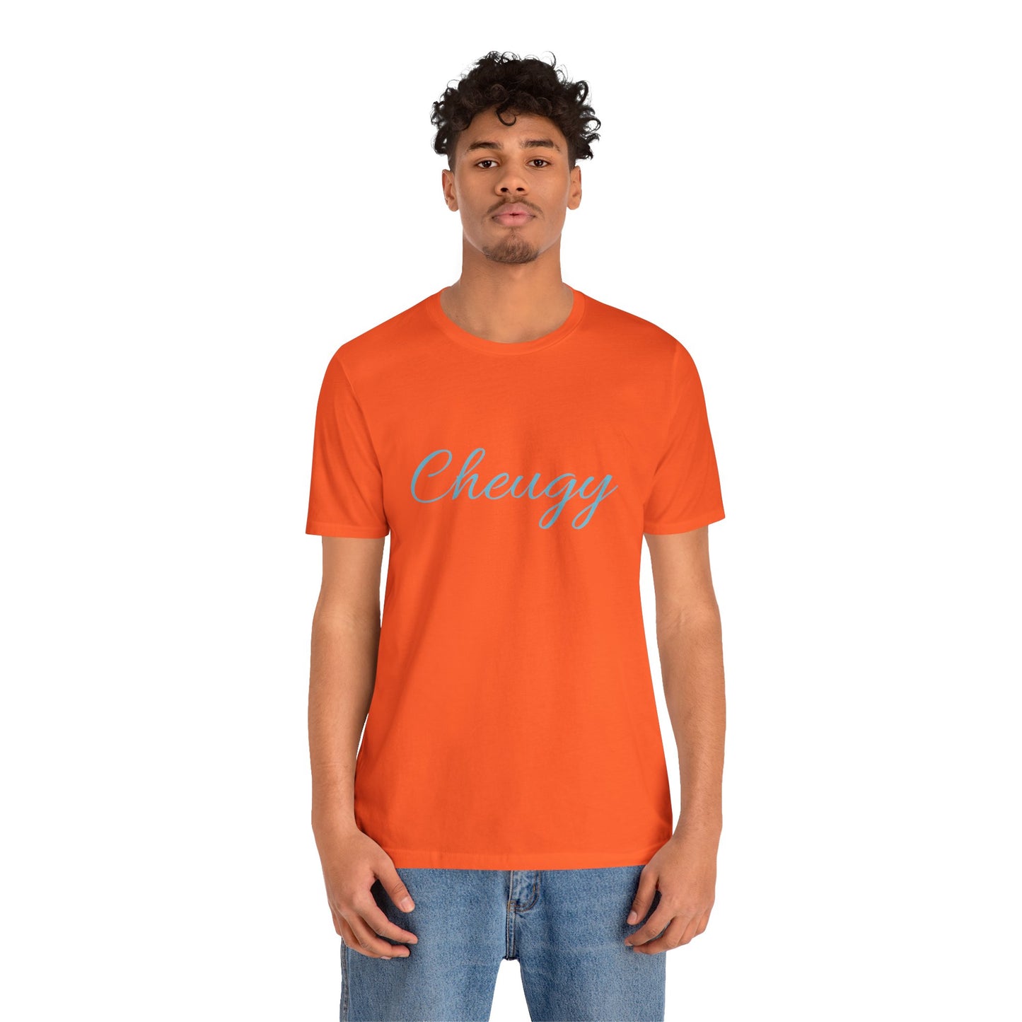 Introducing our cheeky and self-aware "Cheugy" T-shirt - the ultimate ode to embracing your unique style with a touch of humor! 😄 Unisex Jersey Short Sleeve Tee