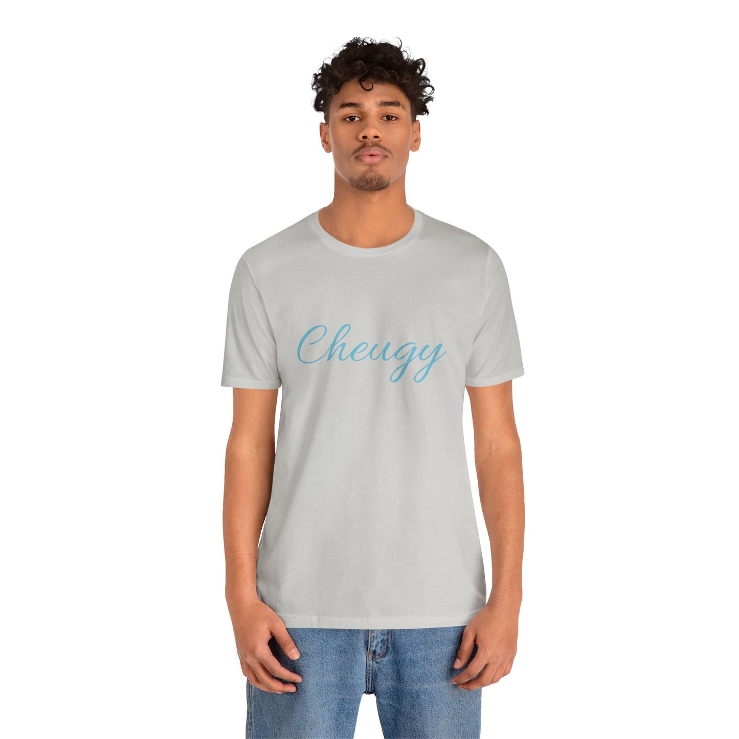 Introducing our cheeky and self-aware "Cheugy" T-shirt - the ultimate ode to embracing your unique style with a touch of humor! 😄 Unisex Jersey Short Sleeve Tee