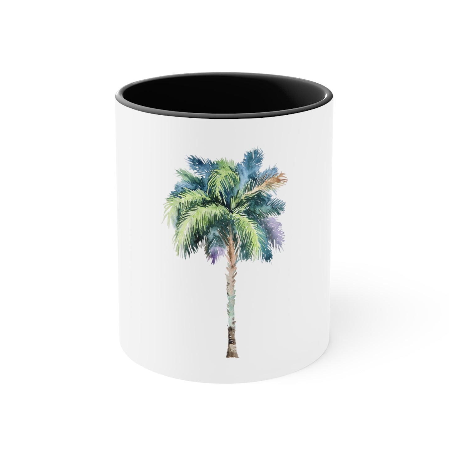 Tropical Palm Accent Mug - Perfect for Beach Lovers and Relaxation