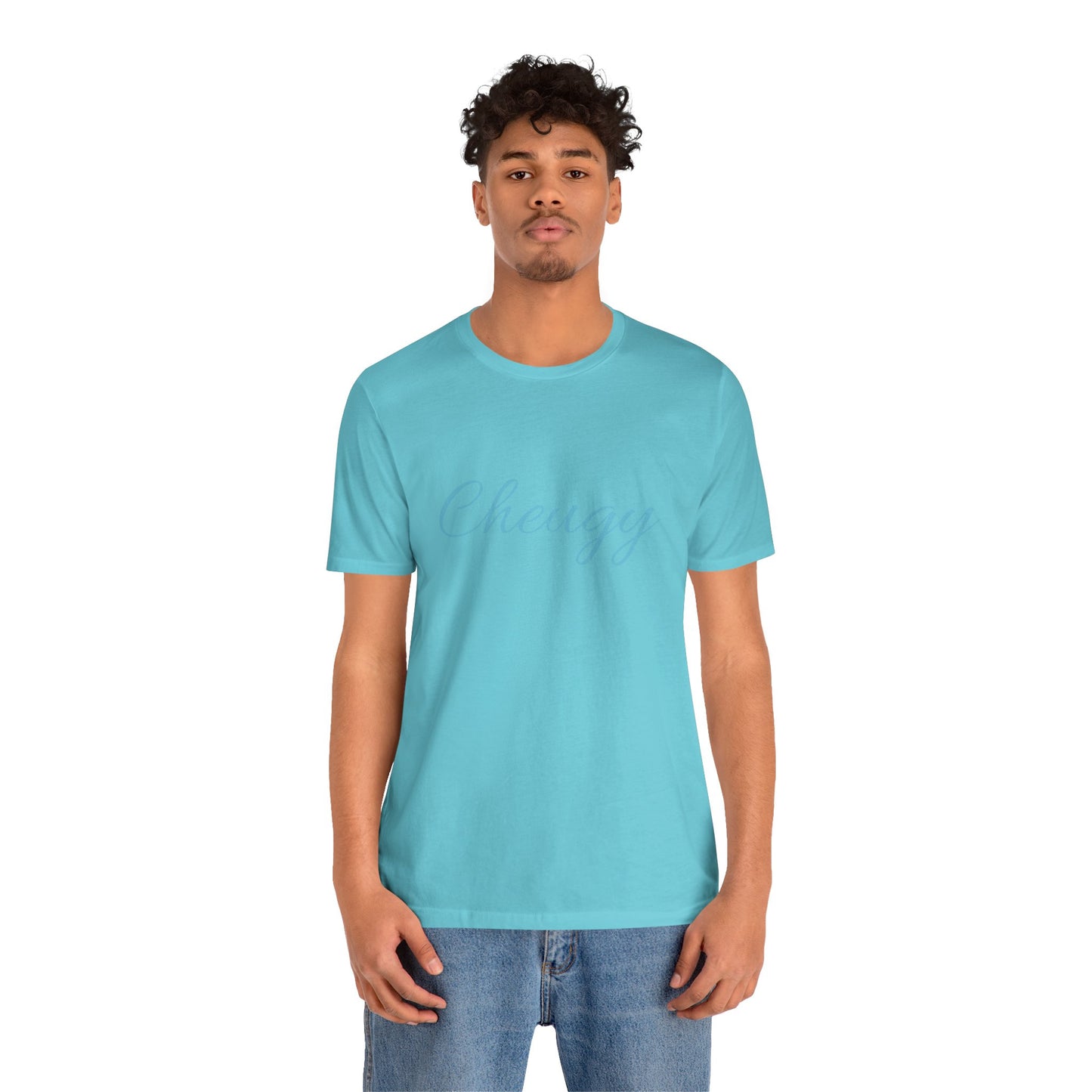 Introducing our cheeky and self-aware "Cheugy" T-shirt - the ultimate ode to embracing your unique style with a touch of humor! 😄 Unisex Jersey Short Sleeve Tee